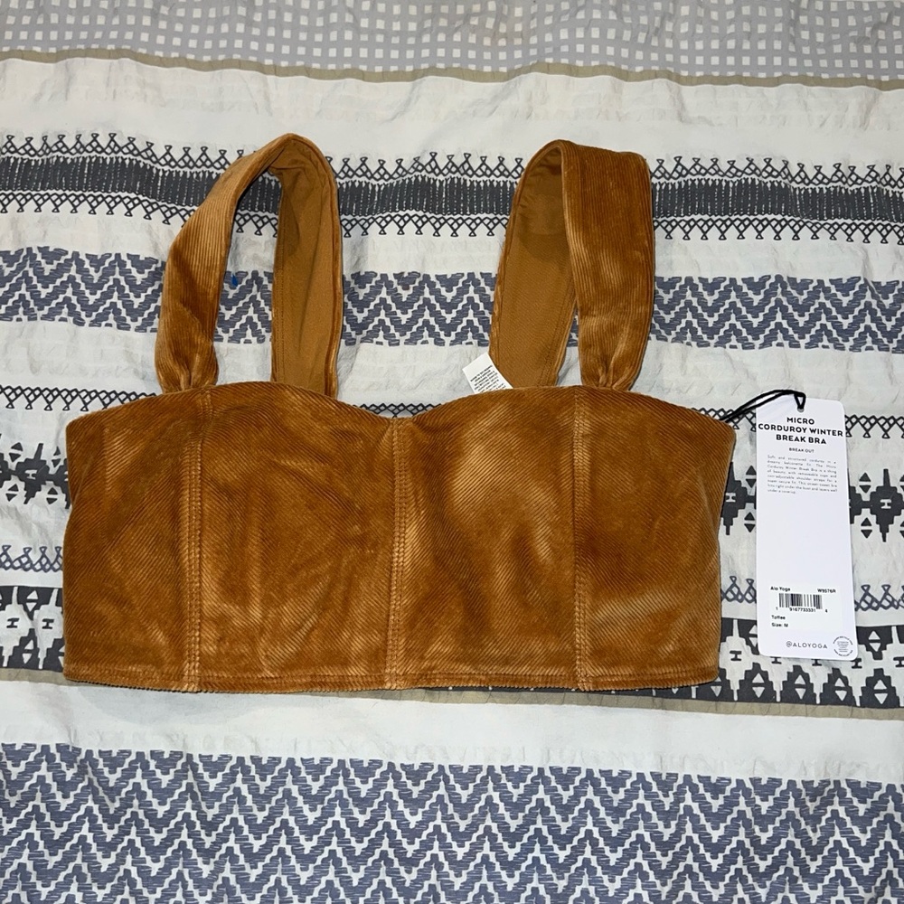 ALO Yoga Brown Sports Bra